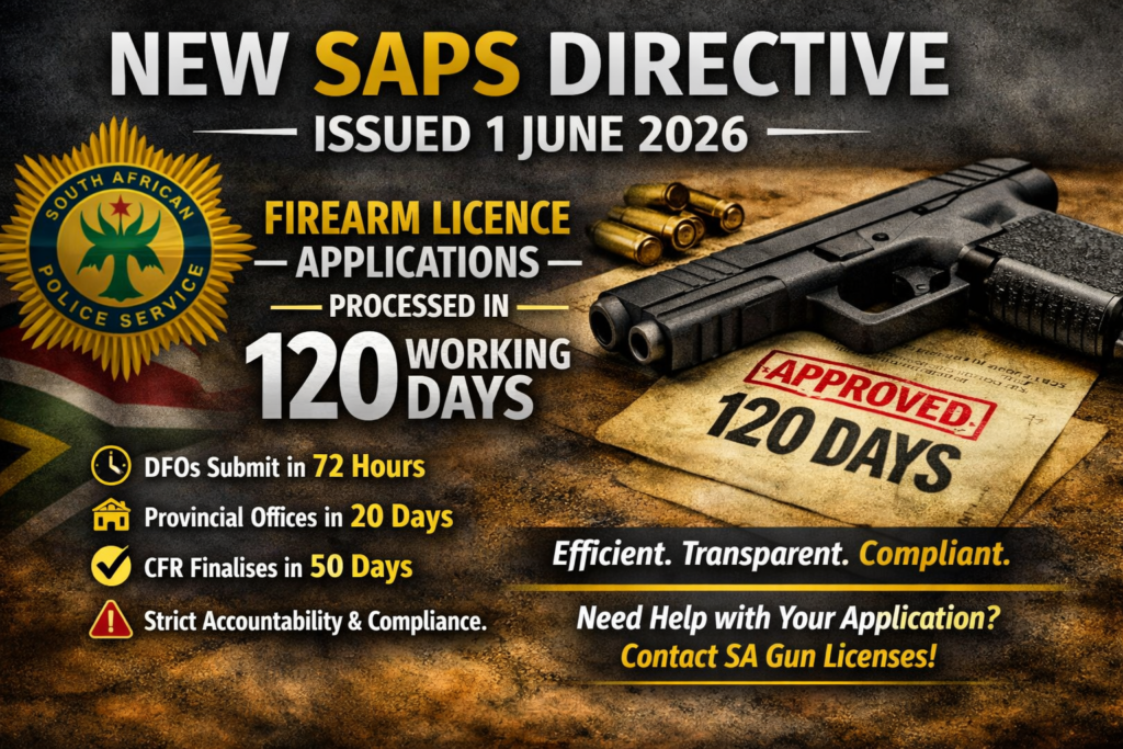 New SAPS Directive on Firearm Licence Applications – Issued 1 June 2026