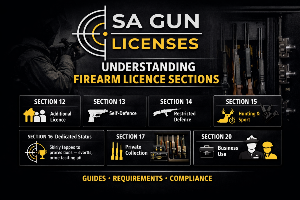 Know the Difference Between South African Firearm Licence Sections (12–20)